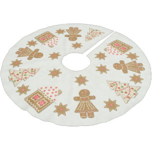 North Pole Confectionery Brushed Polyester Tree Skirt