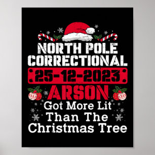 North Pole Correctional Arson Got More Lit Than Xm Poster