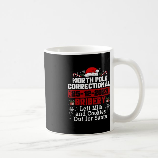 North Pole Correctional Bribery Left Milk Cookies  Coffee Mug (Right)