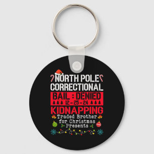 North Pole Correctional Kidnapping Traded Brother Keychain