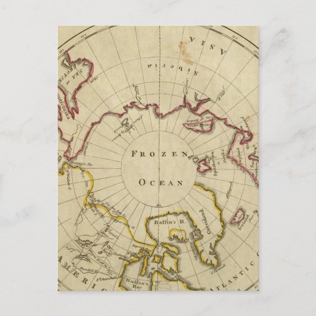 North Pole countries Postcard (Front)