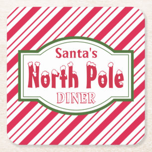 North Pole  Diner Coasters