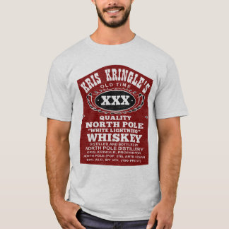 North Pole Distillery Funny Christmas T Shirt