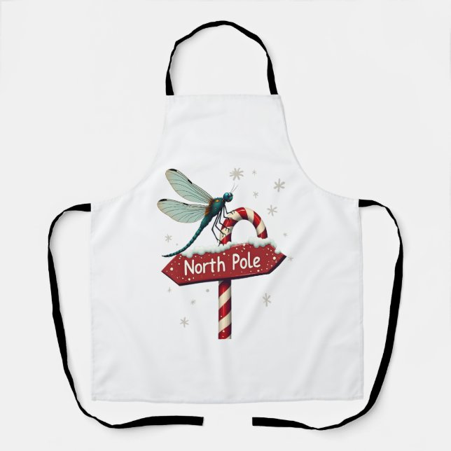 North Pole Dragonfly Apron (Front)