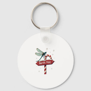 North Pole Dragonfly Keychain