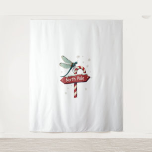 North Pole Dragonfly Tapestry