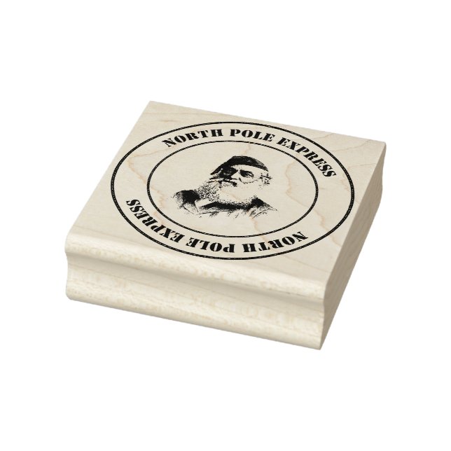 North Pole Express Mail Stamp with Santa Claus (Stamp)