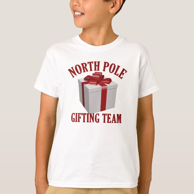 North Pole Gifting Team shirts & jackets (Front)
