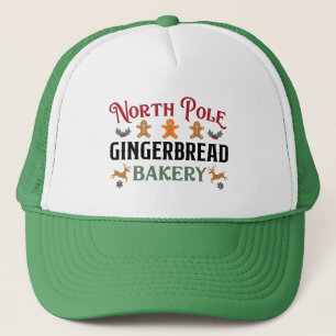 North Pole Gingerbread Bakery Trucker Hat