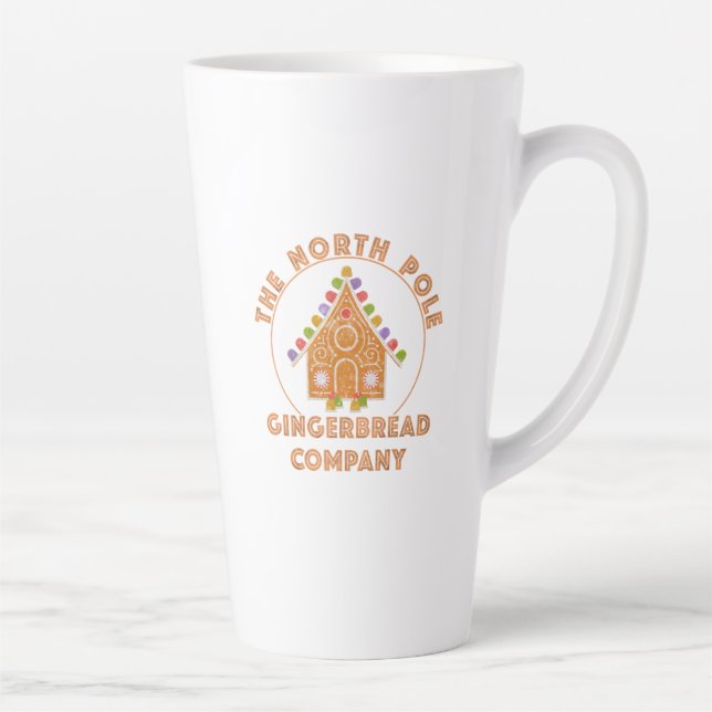 North Pole Gingerbread Co Gingerbread Tester Latte Mug (Right)