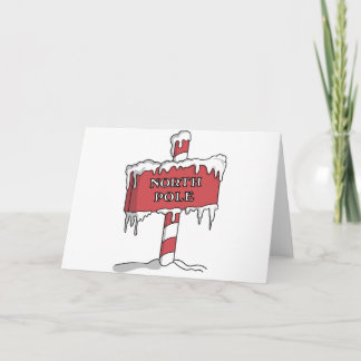 North Pole Holiday Card