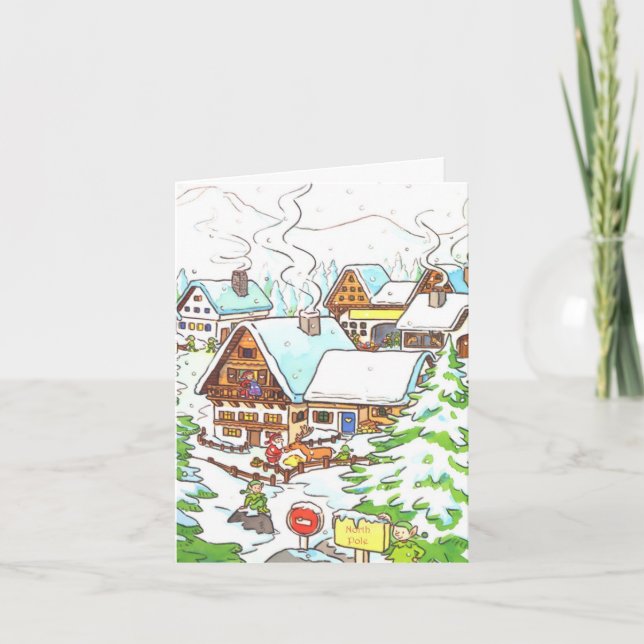 North Pole Holiday Card (Front)