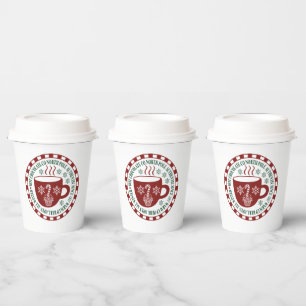 North Pole Hot chocolate company Christmas party Paper Cups