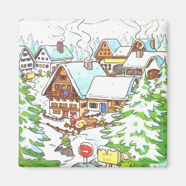 North Pole Magnet (Front)