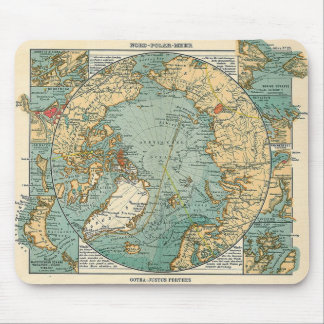 North Pole Map Mouse Pad