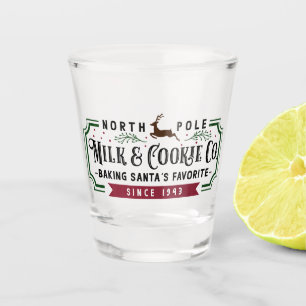 North Pole Milk & Cookie Co. Shot Glass