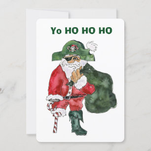 North Pole Pirate - Cptn. Crusty Kringle Card