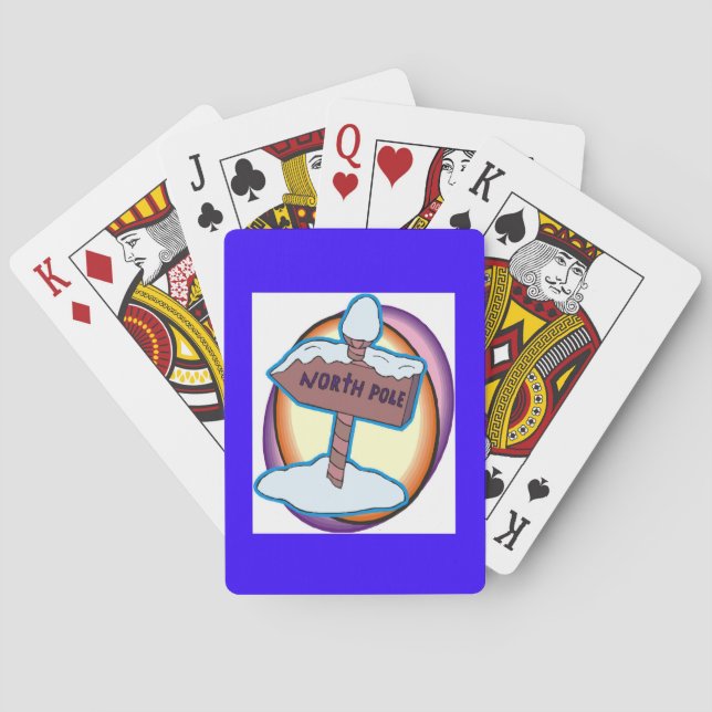 North Pole Playing Cards (Back)