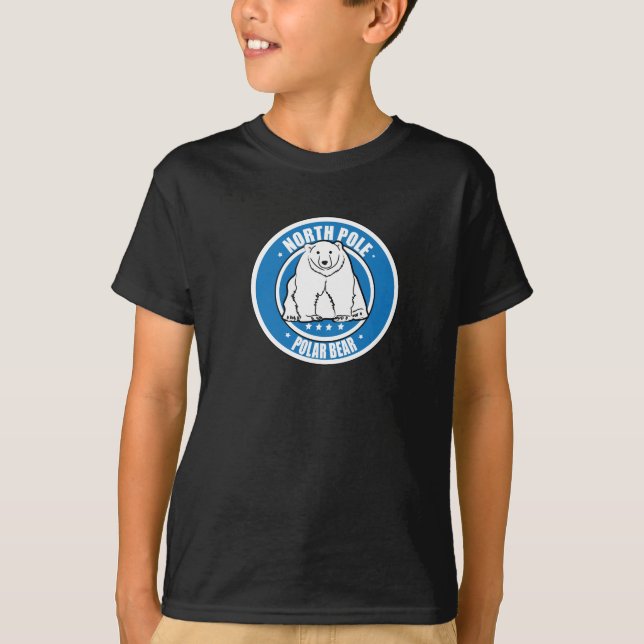 North pole polar bear T-Shirt (Front)