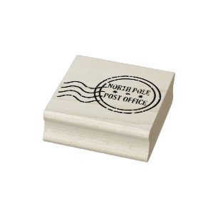 North Pole Post Office Rubber Stamp