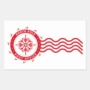NORTH POLE POST OFFICE STICKER