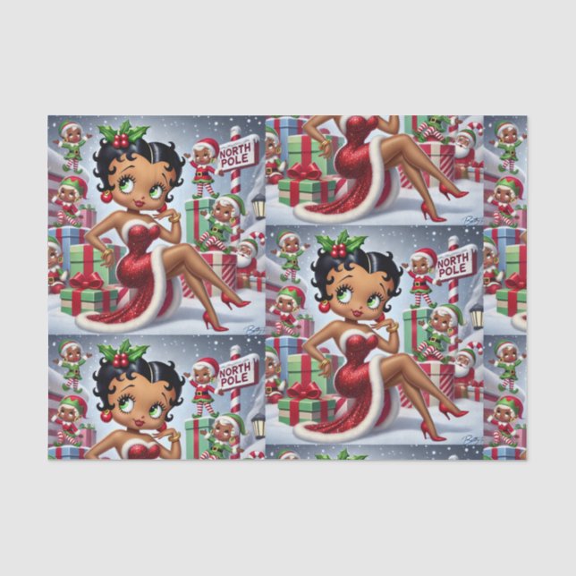 North Pole Tissue Paper (Front)