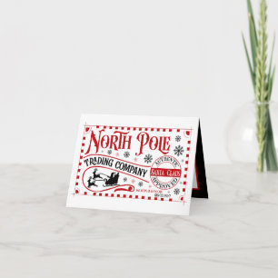 North Pole Trading Company  Holiday Card
