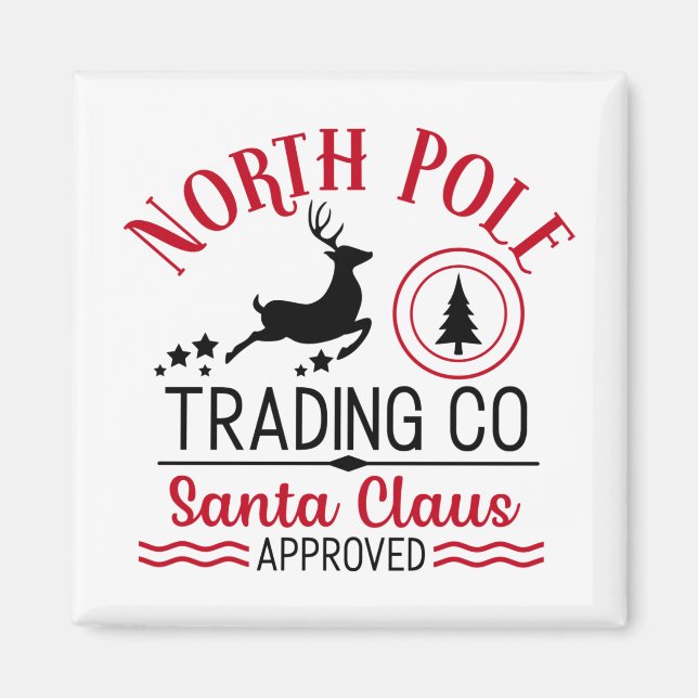 North Pole Trading Magnet (Front)