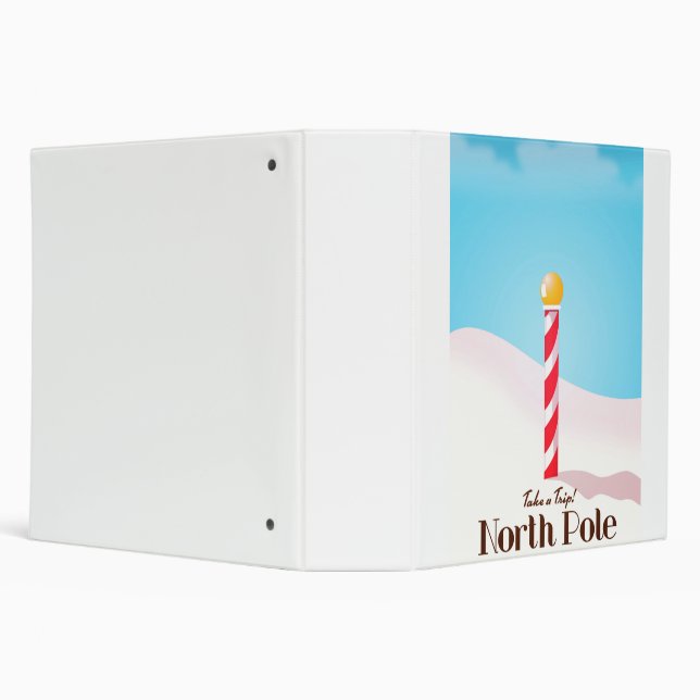 North Pole travel poster Binder (Background)