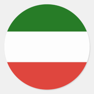North Rhine Westphalia flag germany state land Classic Round Sticker