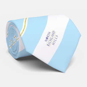 North Richland hills (Texas) city flag Neck Tie