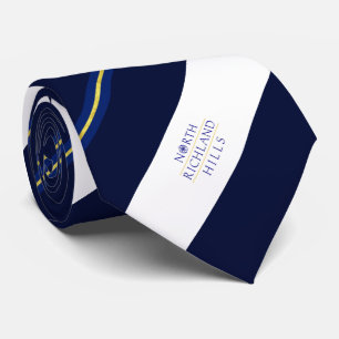 North Richland hills (Texas) city flag Neck Tie