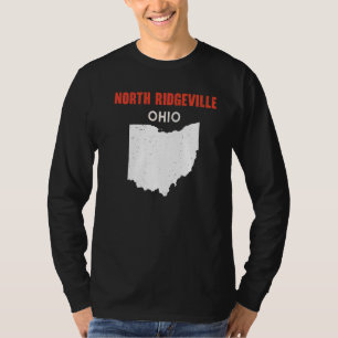 NORTH RIDGEVILLE Ohio USA State America Travel Ohi T-Shirt