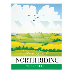 North Riding Yorkshire "for a break" Photo Print