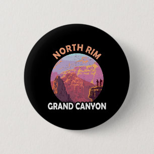 North Rim Grand Canyon I Hiked The Grand Canyon Ou 2 Inch Round Button