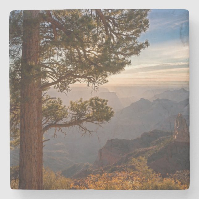 North Rim Sunrise Stone Coaster (Front)