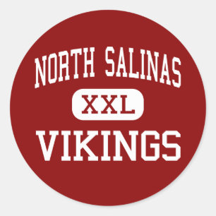 North Salinas - Vikings - High - Salinas Classic Round Sticker