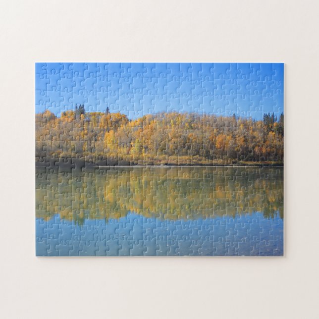 North Saskatchewan River - Autumn Jigsaw Puzzle (Horizontal)