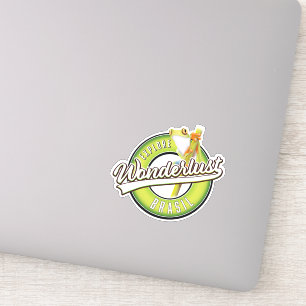 north savo finland vintage style logo sticker