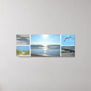 North Sea - Collage Canvas Print