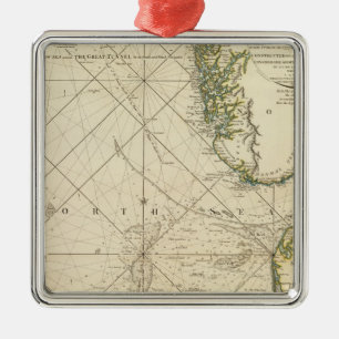 North Sea, Kattegat Metal Ornament