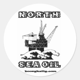 North Sea Oil, Oil Patch Sticker