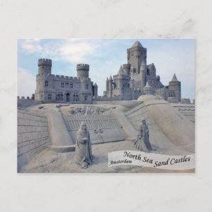 North Sea Sand Castles In Amsterdam Postcard
