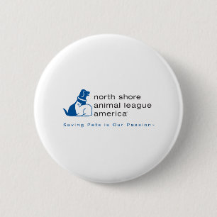 North Shore Animal League Branded 2 Inch Round Button