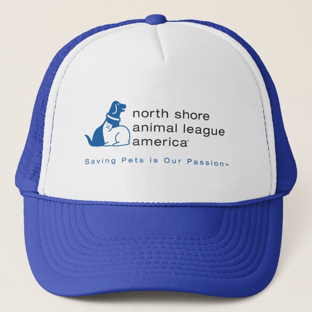North Shore Animal League Branded Trucker Hat (Front)