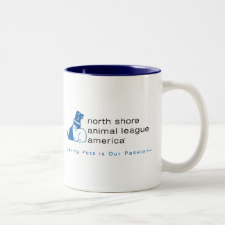 North Shore Animal League Branded Two-Tone Coffee Mug
