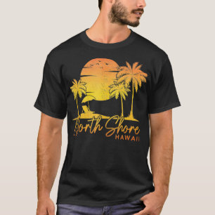 North Shore Beach Hawaii Oahu Surf Vintage Surfer T-Shirt