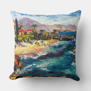 North Shore Hawaii 3 tables pillow