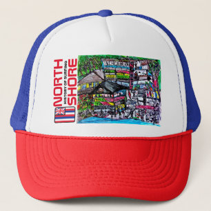 NORTH SHORE HISTORY OF SURFING PIPELINE TRUCKER HAT