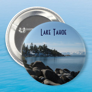 North Shore Lake Tahoe, Incline Village, Nevada 2 Inch Round Button